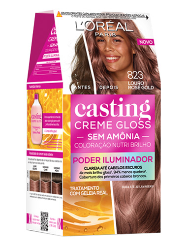 Casting Creme Gloss Poder Iluminador 823 Louro Rose Gold