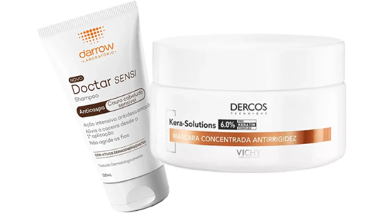 Shampoo Anticaspa + Máscara Antirigidez